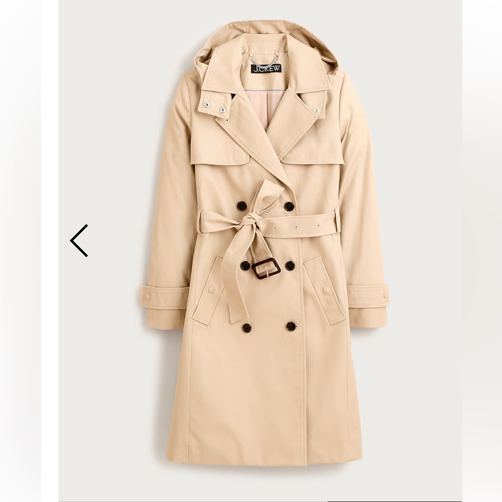 J.Crew Icon Trench Coat, Vintage Khaki - Picture 11 of 14